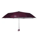 ORANGE 3 Fold Mono Silver Manual Opening Umbrella|Colour:-PURPLE