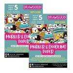 DRAWGUUD A3 White Marker and Doodling Drawing Paper (Pack of 2)