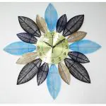 AM HOME DECOR Analog 50 cm X 50 cm Wall Clock (Multicolor, Without Glass, Standard)