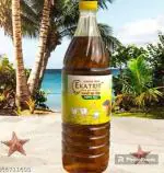 EKATRIT Premium 100% Pure Black Seed Mustard Oil Bottle , 1 LTR - (Pack of 1)