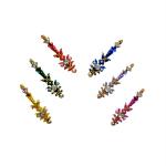 Comet Busters Long Traditional Multicolor Bindi For Women (BIN106) Pack of 1