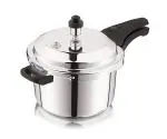 Aceware Silver Stainless Steel Pressure Cooker 3 L With Induction Bottom