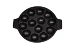 Rock Tawa Frying Pan 10 Inch/2 Litre Preseasoned Cast Iron Skillet