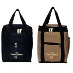 Right Choice Lunch bag carry tiffin boxes SET OF 2 (BLACK BEIGE)