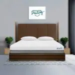 Durfi Hybrid White Memory Foam Soft Pocket Spring Bed Mattress Queen Size 75x60x6 inch