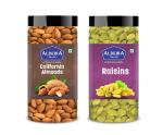 Aldeira Dry Fruits Combo Pack: Almonds & Raisins Mix, (250g x 2) Combo Pack of 2 | Fresh & Healthy