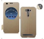 Gorogue Gold Plastic Flip Stand Cover Case For Asus Zenfone 2 Laser