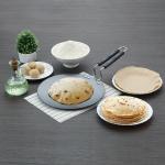 RBGIIT Hard Anozied Roti Paratha Phulka Tawa, 27.5 cm Diameter with Riveted Sturdy Handle - 5.25 mm Thickness, RC-103