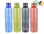 Aarushi Break and Leak Resistant Plastic Water Bottle - 1 L (pack of 4)