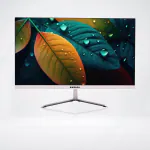 Zebion Crista 60.96 cm (23.8 Inch) IPS Panel 1920 x 1080 Brezle less 75Hz HDMI Monitor(White)