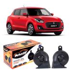 Oshotto 12V Car Horn- Trumpet Sound 2Pc Set(Low + High) For Maruti Swift