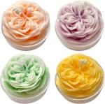 CANDLE_CABINETS Floral candles , Blossom-shaped candles, Petal candles, Flower-inspired candles, Botanical candles, Bloom candles, Floral motif candles, Blossom candles, Garden-themed candles, Flower petal candles, Floral decor candles 4 PCS