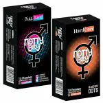 NottyBoy Value Pack 4in1, Extra Time, Ribbed, Contour and Hardcore Raised Dots Condoms - 20 Pieces