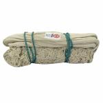 Triumph Kay Kay White Cotton 18 Mesh All Double with 4 Side Thick Canvas Tape Shooting Ball Net