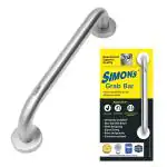 Simon's 100% Stainless Steel 304 Heavy Duty Grab bar for Bathroom - 8 inch - Pack of 1