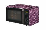 The Furnishing Tree Microwave Oven Cover for Panasonic 27 L Convection NN-CD674MFDG Floral Pattern Purple