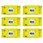 WIPPEE 72N Usable Premium Baby Wipes with Almond Oil (72 Wipes per Pack)(PACK OF 7)