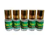 KAH ATTAR Tulsi Besil Attar Long Lasting Fragrance for Men and Women 3 ml (pack of 5)
