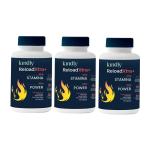 Kindly Health ReloadXtra+ Horny Goat Weed | Stamina Booster For Men Ayurvedic Ingredients 100% Vegan | Vitamin B12 and Muira Puama | Extra Strength and Energy | 90 Tablets, Pack of 3