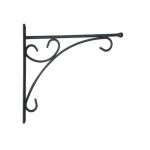 GARDEN KING Designer Wall Bracket for Hanging Baskets and Bird Feeders & Wind Chimes (Set of 1 PC)