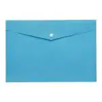 Eslee Rainbow Envelope File | Document Folder | Best for FC/FS/Foolscap/Legal size | Snap Button Closure | Dark Blue - Pack of 5 (ER261FC Dark Blue)
