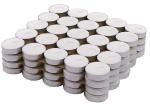 Mkd2 Rise White Paraffin Wax Tealight Candles (Pack of 100) Unscented