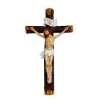Newven Holy Cross Showpiece Idol Christian Statues Figurine home Wall Decor House Warming Gift