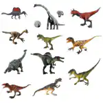 Sharva Enterprise Allosaurus Dinosaur Toy Realistic Action Figures Educational Toy for Kids ( Set of 11 )