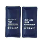 EcommerceHub Hot & Cold Reusable Gel Pack Compress Wrap, Pain Relief Therapy Pack Hot & Cold Pack, Pack of 2, Blue Color