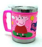 Johnnie Boy Peppa Pig Character Stainless Steel Emboss Hot and Cold Mug for Kids