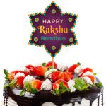 Festiko Sibling Bonding Day Cake Topper, Cake Decoration Supplies, Raksha Bandhan Decoration Combo