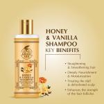 Khadi Ark Honey & Vanilla Hair Shampoo for Hair Growth , Silky & Shiny Hair (200 ml)
