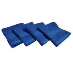 Giza COTTON Face Towel | Gym Towel for Men | Soft Towel for Women | Turkish Towels | Color - Cobalt | Pack of 4