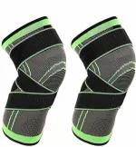 GYMGALAXY Double Strap Sports Pain Relief knee sleeve knee cap knee guard Knee Support
