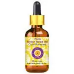 Deve Herbes Pure Onion Seed Oil (Allium cepa) with Glass Dropper Natural Therapeutic Grade Cold Pressed 10ml