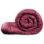TRIDENT Hot Chocolate Comfort Living Comforter, 120 GSM, 100% Polyester, Queen