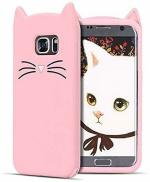 Aviaaz Samsung Galaxy S7 Edge Pink Silicon Back Cover