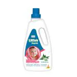 Little's Organix Gentle Baby Liquid | 1 Litre Refill Pack - Floral | Anti-Bacterial Baby Liquid for Clothes | Enriched with Aloe Vera & Neem | Free from Parabens & Phosphates