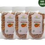 Farmbean California Almonds 600 Gms | Badam