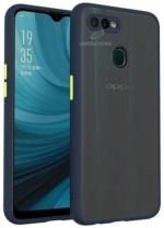 Cowboy Oppo F9 Pro, Model Cph1823 Blue, Smoke Plastic Shock Proof Back Cover