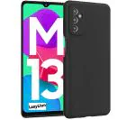 MULTRONICS Samsung M13 4G Black Rubber Back Cover Case