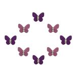 Comet Busters Purple Stone Bindi For Women