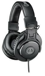 Audio Technica ATH M30X Wired Ear Headphones (Black)