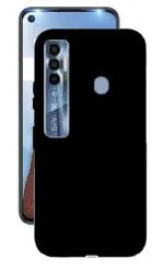 Shagya Tecno Spark 7 Pro Black Silicone Back Cover Case (Set Of 2)