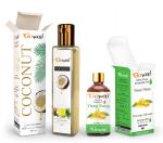 Pack of 2 Ylang Ylang Essential Oil and Coconut Carrier Oil - 100% Pure & Natural Oil For Hair 110 ML