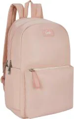 Genie Cupcake 22L Beige Backpack for Women & Girls with 15.6