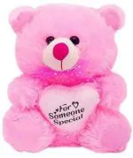 LVS TOYS Very Cute and Beautiful with (Someone Special) Heart Soft Toy Teddy Bear for Girls / Kids / Gifting / Valentine / Anniversary / Birthday (Pink) - 60 cm