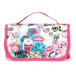 Smily Kiddos Multipurpose Pink Zipper Pencil Case