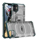 Golden Sands [Explorer Series] Apple iPhone 12 Mini Back Cover Shockproof Semi-Transparent Rugged Military Grade Phone Case, Certified Drop Protection, Military Green