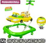 Pandaoriginals Musical Activity Walker (Green)